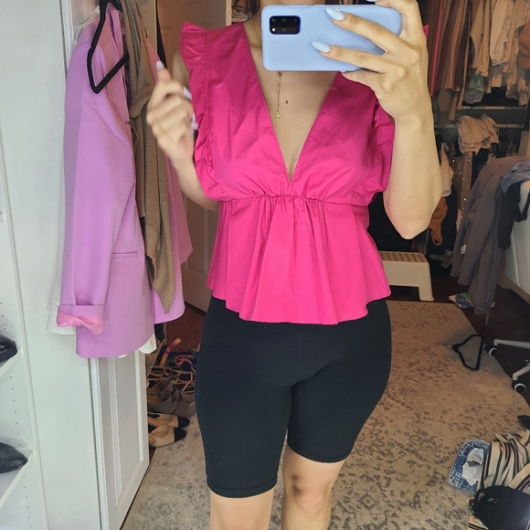 Zara hot pink top - Picture 3 of 7